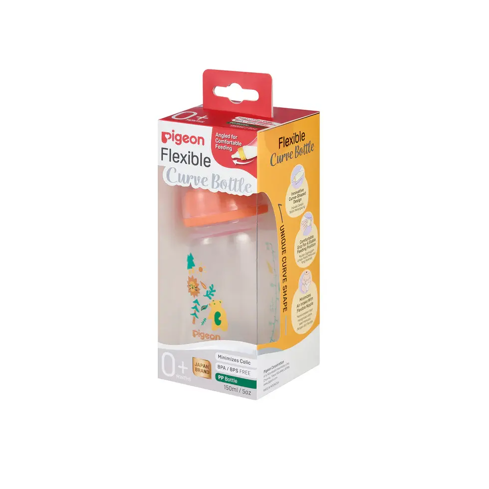 Pigeon Pigeon Flexible Curve Bottle PP Forest 150ML