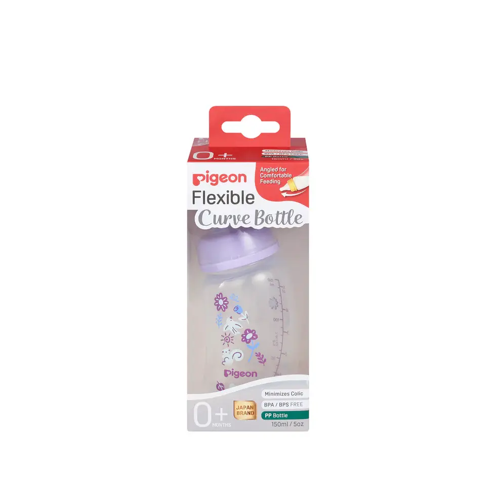 Pigeon Pigeon Flexible Curve Bottle PP Garden 150ML