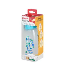 Pigeon Pigeon Flexible Curve Bottle PP Beach 250ML