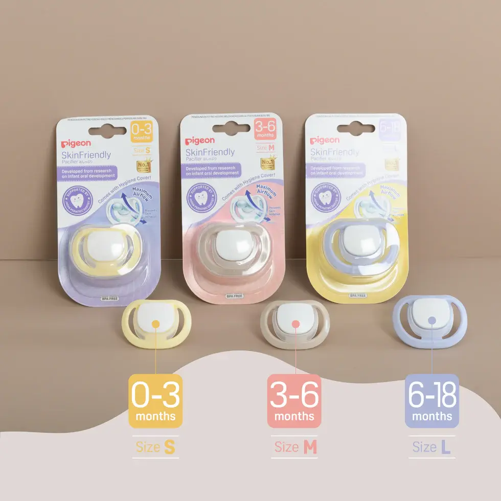 Pigeon Pigeon Skin Friendly Pacifier