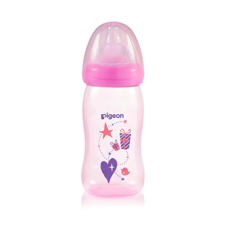 Pigeon Pigeon Softouch Bottle PP Pink 240ML