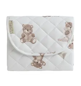 Living Textiles Living Textiles Foldable Waterproof Travel Change Mat - Cuddly Bear