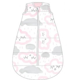 Baby Studio Baby Studio Cotton Studio Bag-1.0 Tog Clouds-Pink