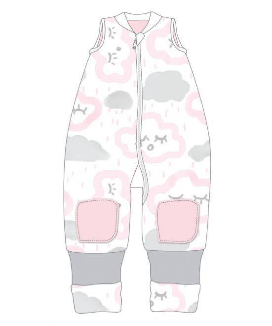 Baby Studio Baby Studio Winter Warmies - No Arms 2.5 Tog Clouds - Pink