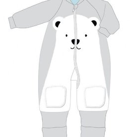 Baby Studio Baby Studio Winter Warmies Fleece with Arms 6-12M - 3.5 Tog Polar Bear