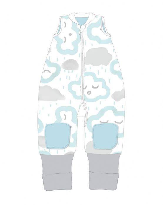 Baby Studio Baby Studio Coolies - 1.0 Tog  Clouds - Peppermint