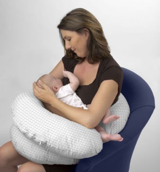 Baby Studio Baby Studio Body Pillow One Size Chevron/Grey