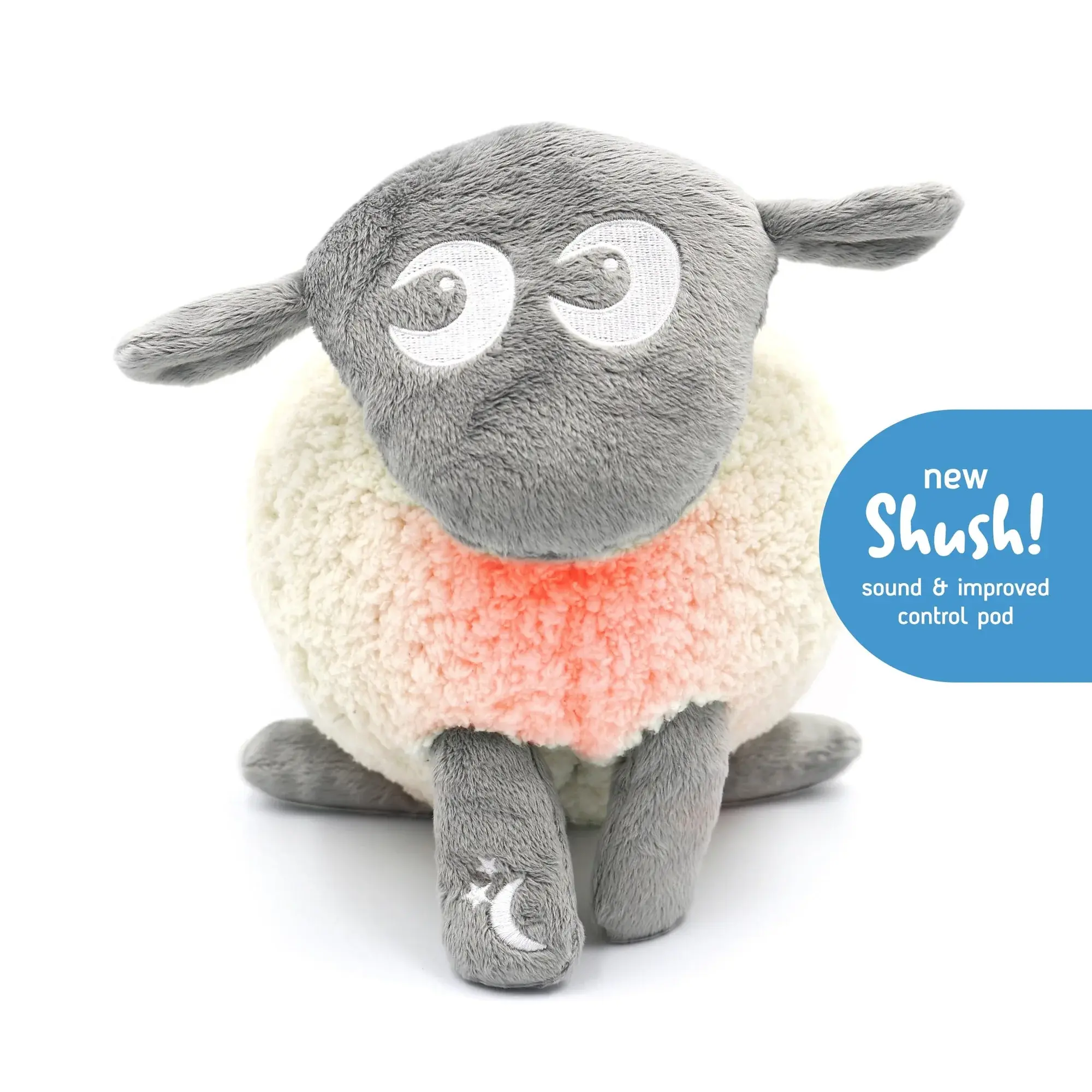 Ewan the Sheep Rechargeable Ewan the sheep Deluxe Baby Sleep Aid - Ewan Deluxe Grey