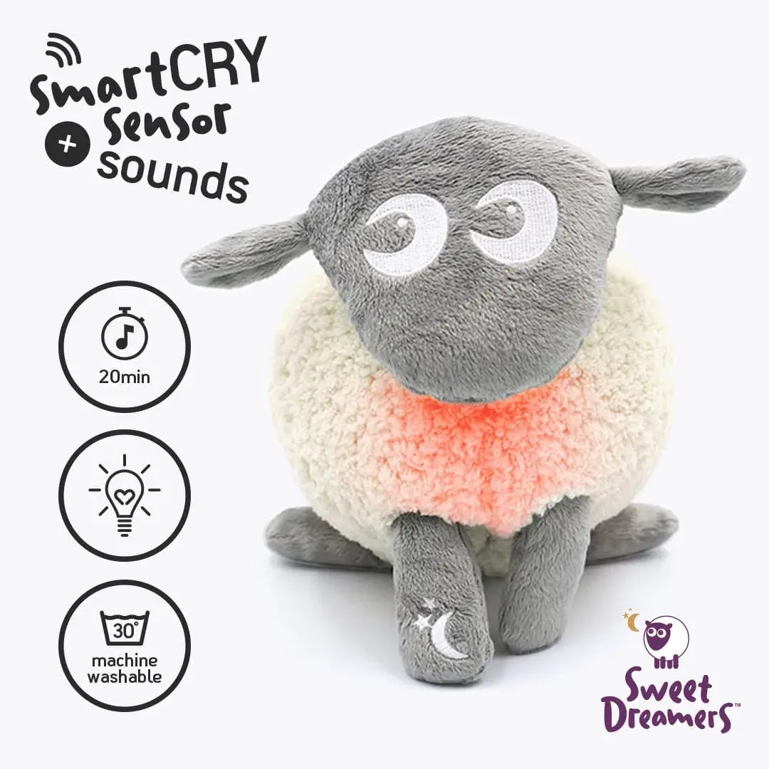 Ewan the Sheep Rechargeable Ewan the sheep Deluxe Baby Sleep Aid - Ewan Deluxe Grey
