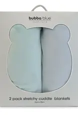 Bubba Blue Nordic 2PK Velour Cuddle Blankets