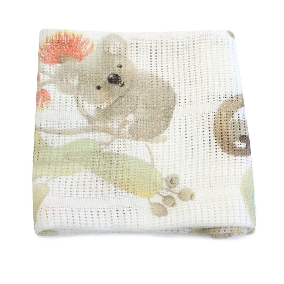 Bubba Blue Bubba Blue Aussie Digital Print Cellular Blanket