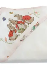 Bubba Blue Bubba Blue Peter Rabbit Flopsy Mopsy & Cottontail Hooded Towel