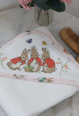Bubba Blue Bubba Blue Peter Rabbit Flopsy Mopsy & Cottontail Hooded Towel