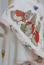 Bubba Blue Bubba Blue Peter Rabbit Flopsy Mopsy & Cottontail Hooded Towel