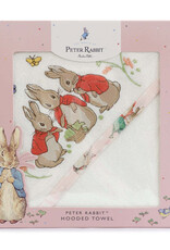 Bubba Blue Bubba Blue Peter Rabbit Flopsy Mopsy & Cottontail Hooded Towel