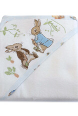 Bubba Blue Bubba Blue Peter Rabbit & Benjamin Bunny Hooded Towel