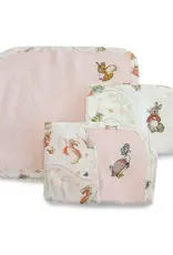 Bubba Blue Bubba Blue Peter Rabbit Flopsy Mopsy & Cottontail 3PK Face Washers