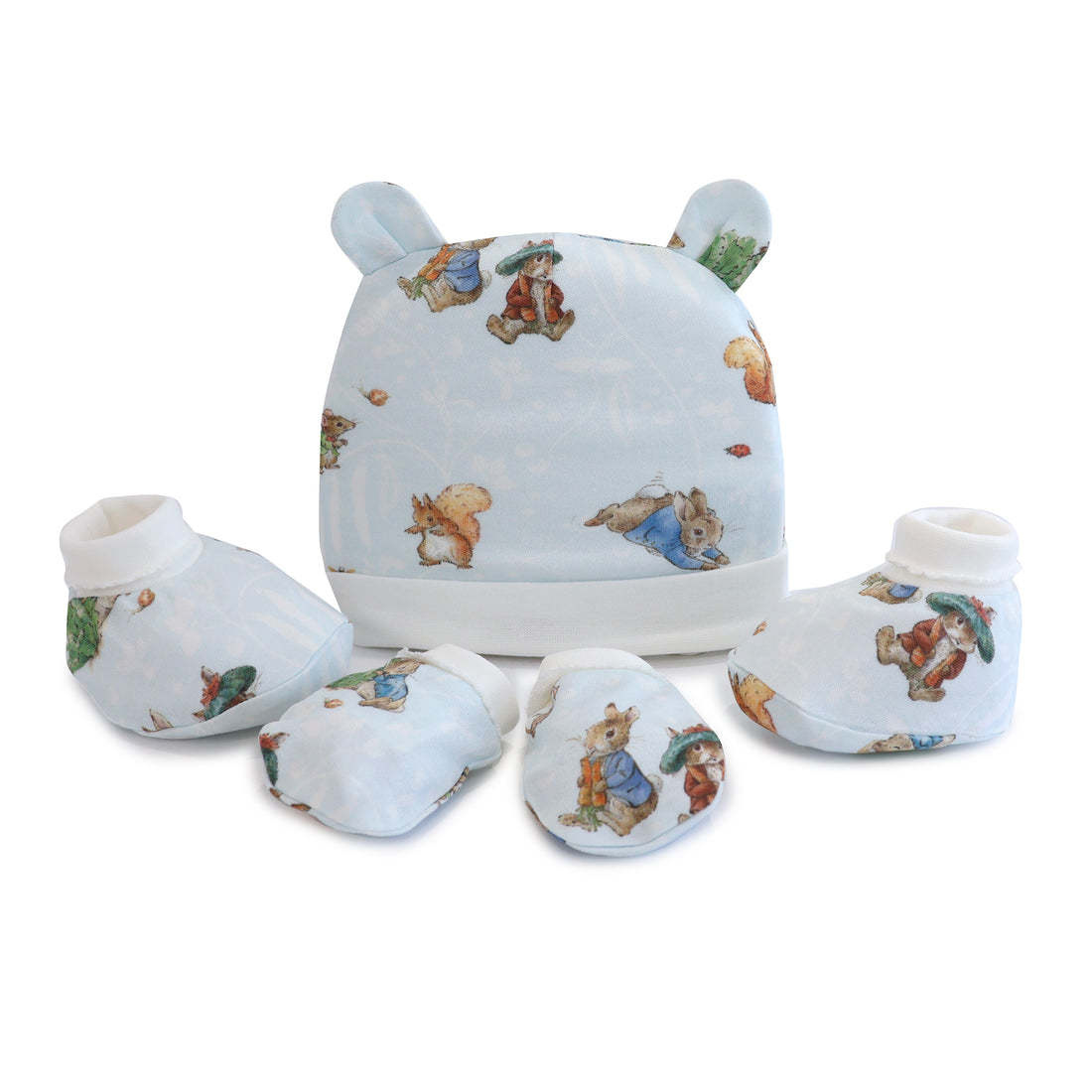 Bubba Blue Bubba Blue Peter Rabbit & Benjamin 3Pcs Layette Set