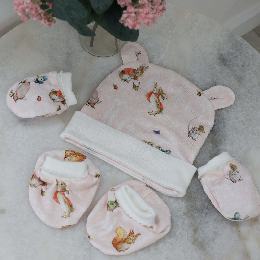 Bubba Blue Bubba Blue Peter Rabbit Flopsy Mopsy & Cottontail 3Pcs Layette Set