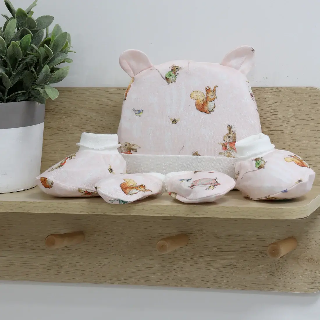 Bubba Blue Bubba Blue Peter Rabbit Flopsy Mopsy & Cottontail 3Pcs Layette Set