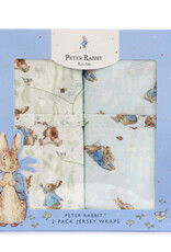 Bubba Blue Bubba Blue Peter Rabbit & Benjamin 2PK Jersey Wraps