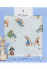 Bubba Blue Bubba Blue Peter Rabbit & Benjamin Cot Fitted Sheet