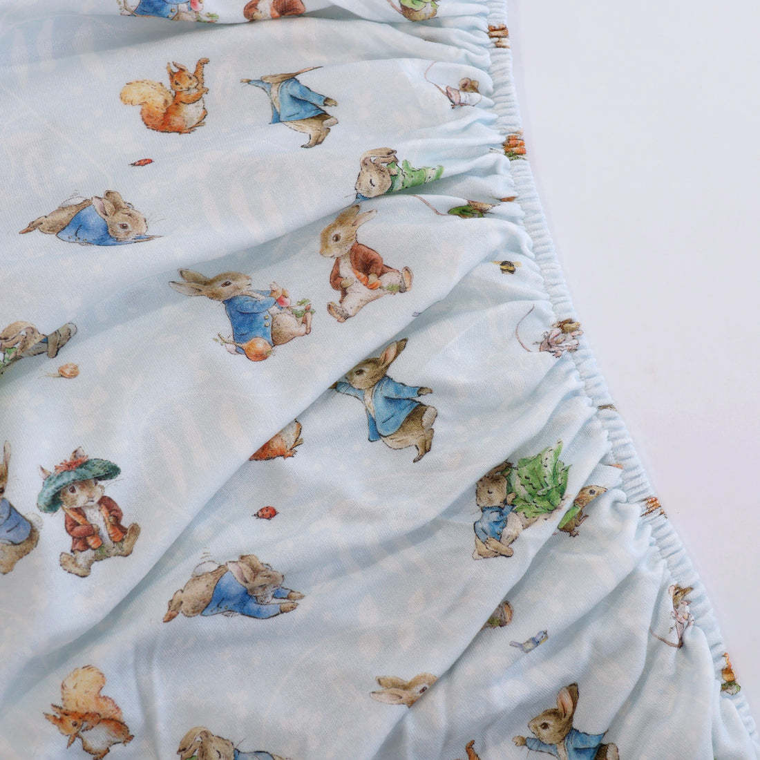 Bubba Blue Bubba Blue Peter Rabbit & Benjamin Cot Fitted Sheet