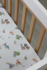 Bubba Blue Bubba Blue Peter Rabbit & Benjamin Cot Fitted Sheet