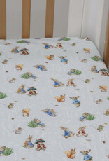 Bubba Blue Bubba Blue Peter Rabbit & Benjamin Cot Fitted Sheet