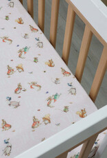 Bubba Blue Bubba Blue Peter Rabbit Flopsy Mopsy & Cottontail Cot Fitted Sheet