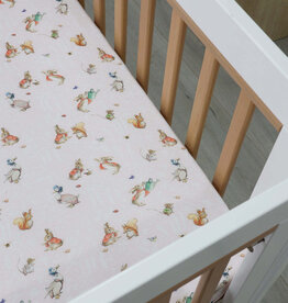 Bubba Blue Bubba Blue Peter Rabbit Flopsy Mopsy & Cottontail Cot Fitted Sheet