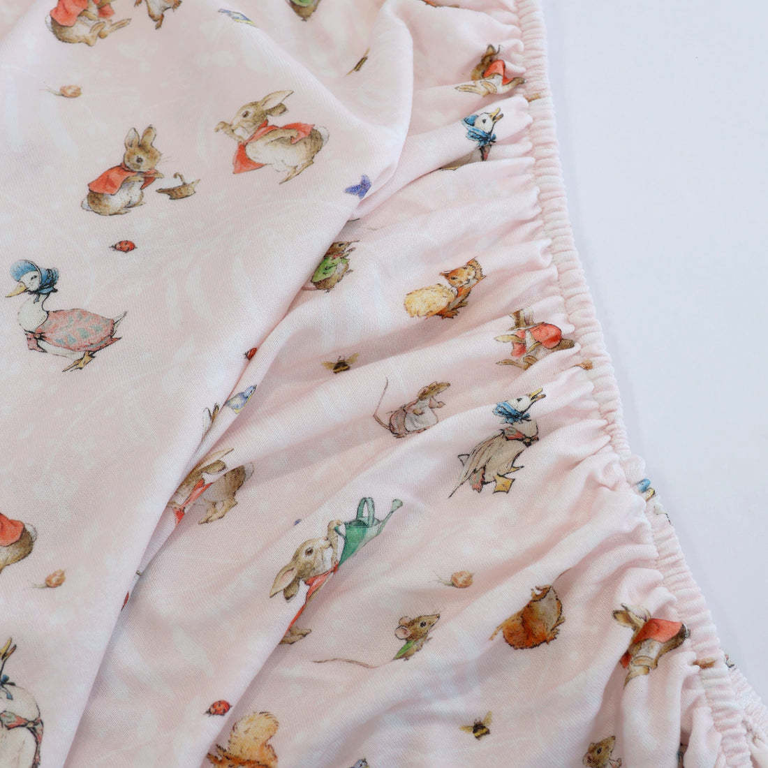 Bubba Blue Bubba Blue Peter Rabbit Flopsy Mopsy & Cottontail Cot Fitted Sheet