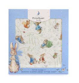 Bubba Blue Bubba Blue Peter Rabbit & Benjamin Bunny Bedside Sleeper Fitted Sheet