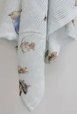 Bubba Blue Bubba Blue Peter Rabbit & Benjamin Bunny Digital Print Cellular Blanket