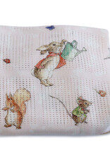 Bubba Blue Bubba Blue Peter Rabbit Flopsy Mopsy & Cottontail Digital Print Cellular Blanket