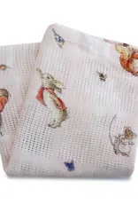 Bubba Blue Bubba Blue Peter Rabbit Flopsy Mopsy & Cottontail Digital Print Cellular Blanket