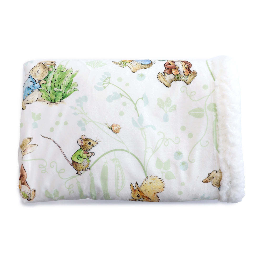 Bubba Blue Bubba Blue Peter Rabbit & Benjamin Bunny Cuddle Blanket