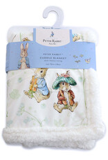Bubba Blue Bubba Blue Peter Rabbit & Benjamin Bunny Cuddle Blanket