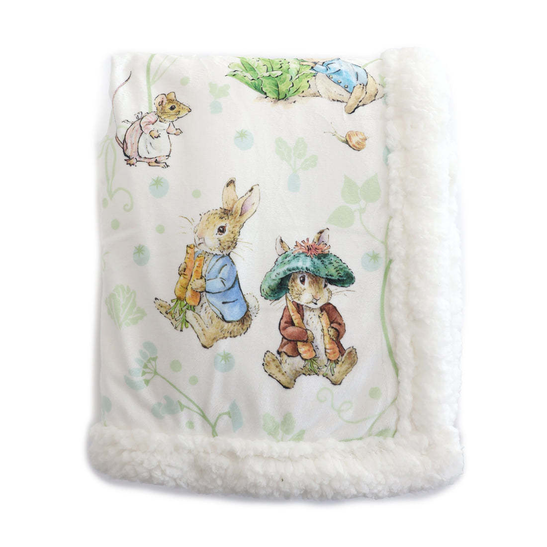 Bubba Blue Bubba Blue Peter Rabbit & Benjamin Bunny Cuddle Blanket