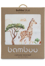 Bubba Blue Bubba Blue Adventure Bamboo Digital Print Cellular Blanket