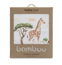 Bubba Blue Bubba Blue Adventure Bamboo Digital Print Cellular Blanket