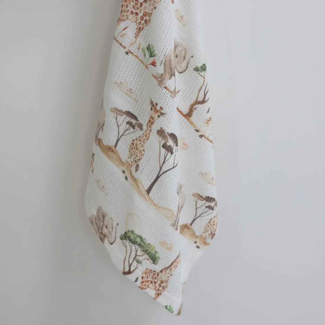 Bubba Blue Bubba Blue Adventure Bamboo Digital Print Cellular Blanket