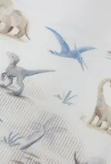 Bubba Blue Bubba Blue Jurassic Bamboo Digital Print Cellular Blanket