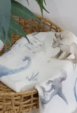 Bubba Blue Bubba Blue Jurassic Bamboo Digital Print Cellular Blanket