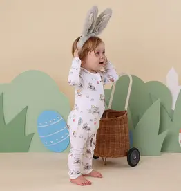 Snuggle Hunny Kids Snuggle Hunny Flopsy Bunnies Organic Snugglesuit Convertible Romper