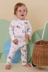 Snuggle Hunny Kids Snuggle Hunny Flopsy Bunnies Organic Snugglesuit Convertible Romper