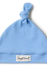 Snuggle Hunny Kids Snuggle Hunny Bluebell Ribbed Organic Knotted Beanie