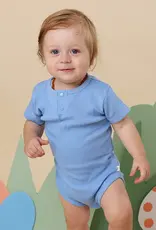 Snuggle Hunny Kids Snuggle Hunny Bluebell Short Sleeve Organic Bodysuit