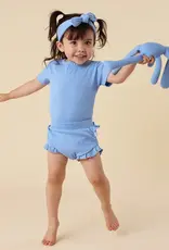 Snuggle Hunny Kids Snuggle Hunny Bluebell Short Sleeve Organic Bodysuit