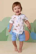 Snuggle Hunny Kids Snuggle Hunny Bluebell Organic Shorts